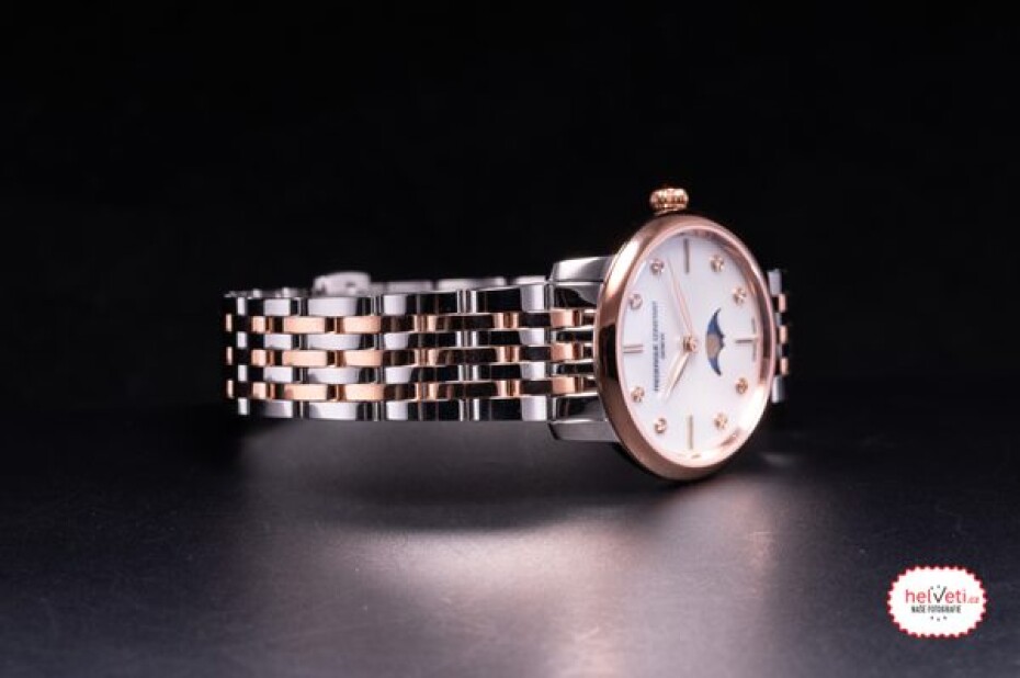 Frederique Constant Slimline Ladies Moonphase Quartz FC-206MPWD1S2B - main (3)