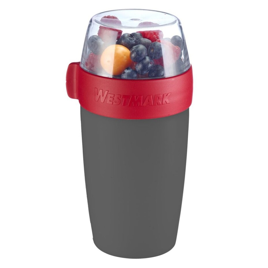 Westmark Dvoudílná dóza na svačinu, 700 ml, antracit - main (1)