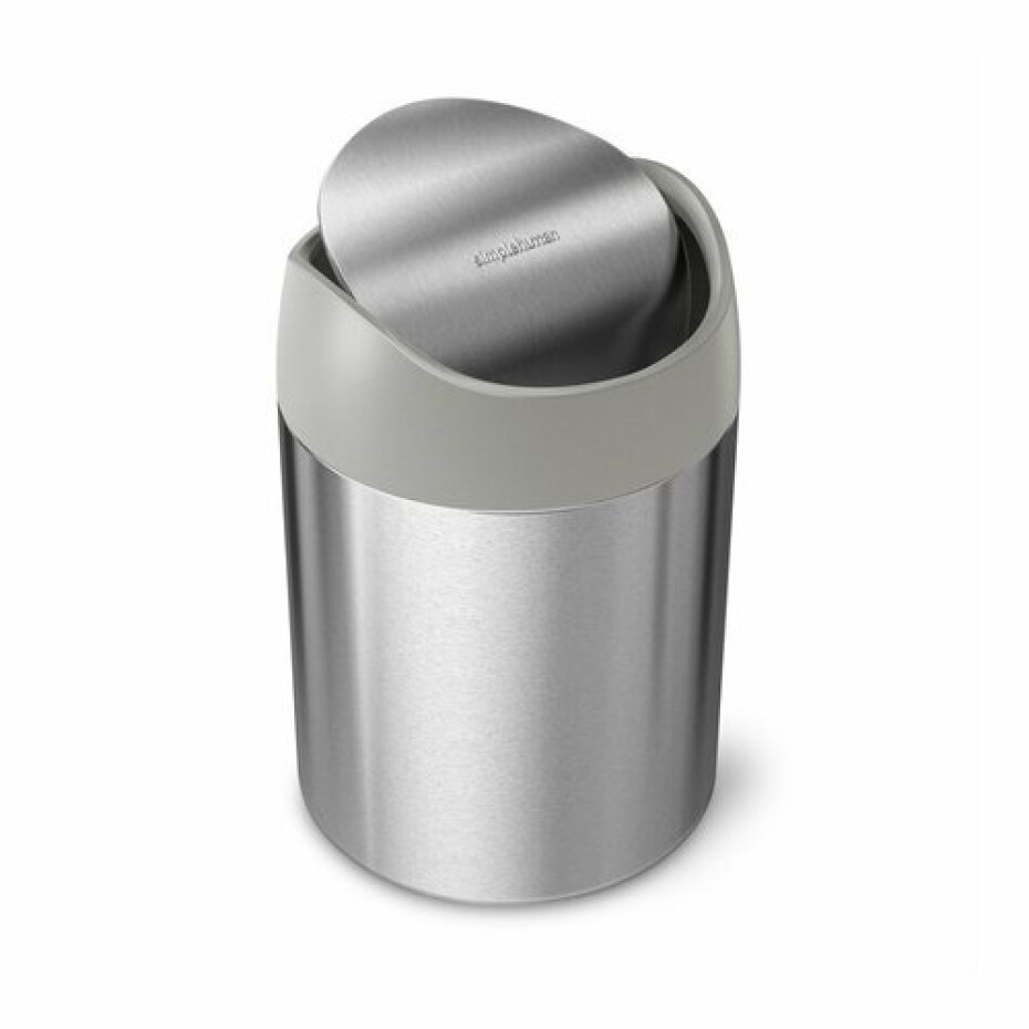 Simplehuman odpadový koš na stůl MINI 1,5 l, nerez - main (0)