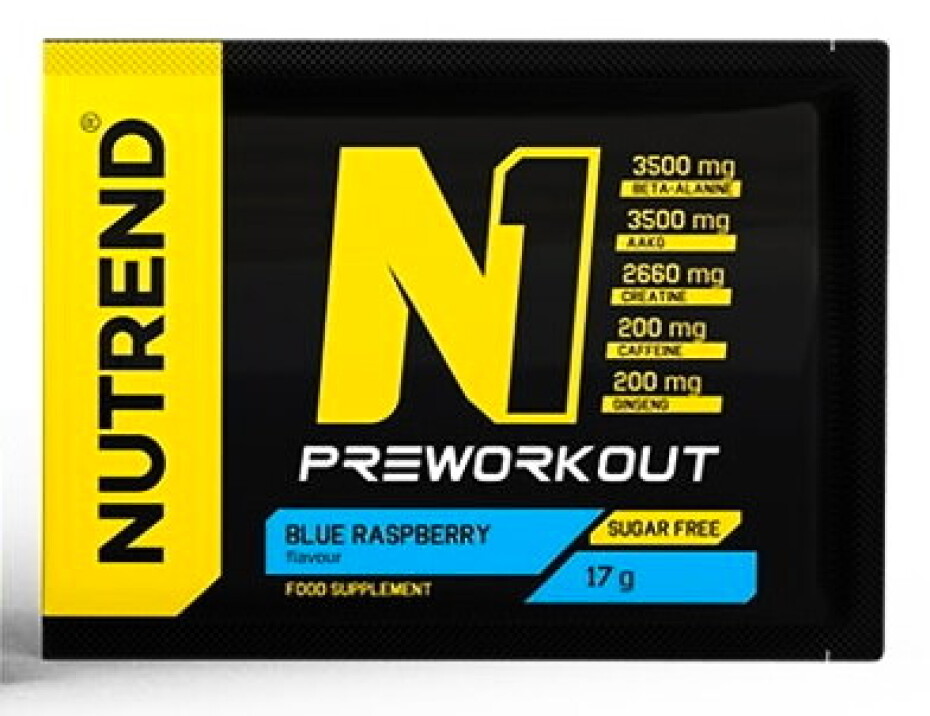 Nutrend N1 Pre-Workout 17 g citrus - main (1)