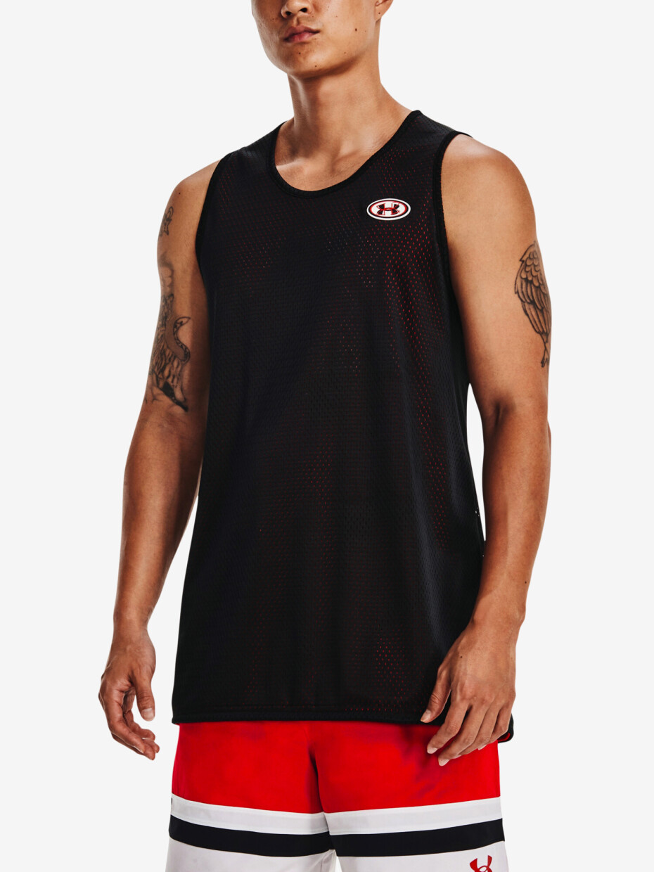 Pánské tílko Under Armour  Baseline Reversible Jsy-RED S - main (2)