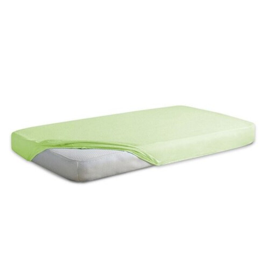 Multitex Dětské nepropustné jersey prostěradlo zelená, 60 x 120 cm - main (0)