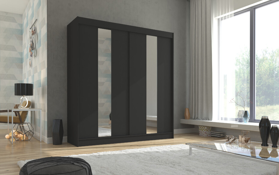 ArtAdrk Šatní skříň BALTON | 200 cm Barva: dub sonoma - main (1)