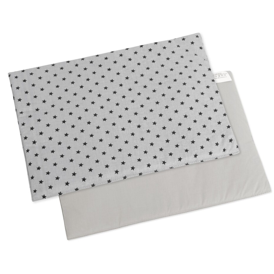 Bellatex Polštář pro kojence do postýlky Hvězdičky šedá, 43 x 32 cm - main (2)