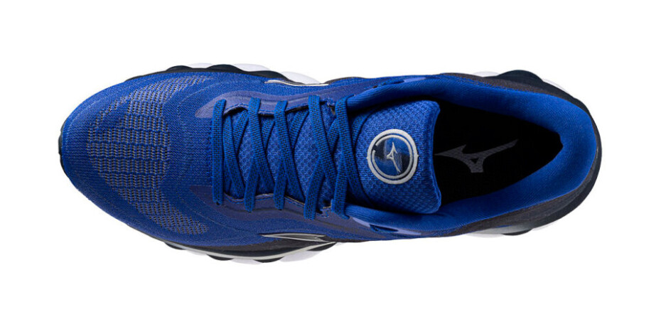 Pánská běžecká obuv Mizuno  Wave Sky 7 Surf the Web/Silver/Dress Blues  UK 14 - main (2)