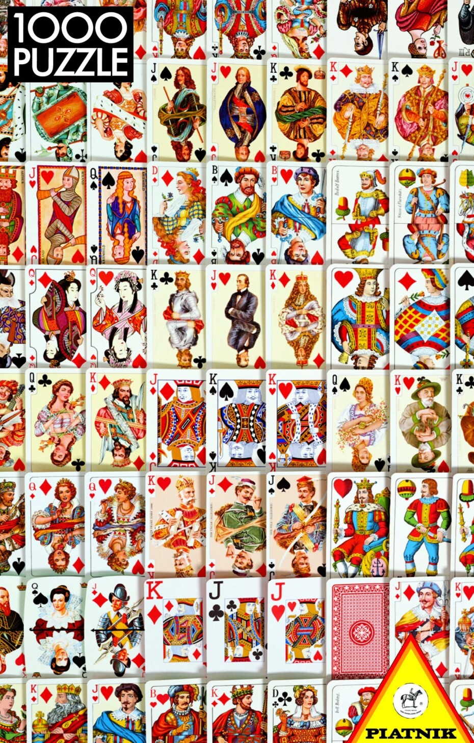 Piatnik Puzzle Hrací karty  1000 dílků - main (0)
