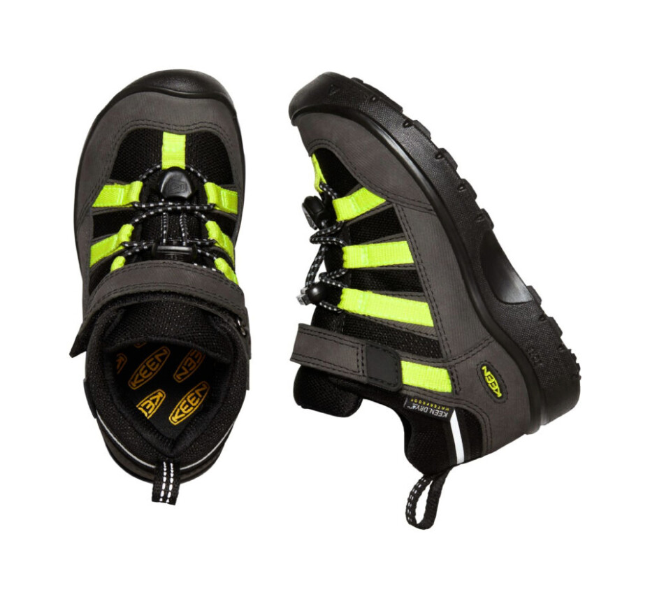 Dětská outdoorová obuv Keen Hikeport 2 Low Wp Black/Evening Primrose  US 9 (Kid) - main (3)
