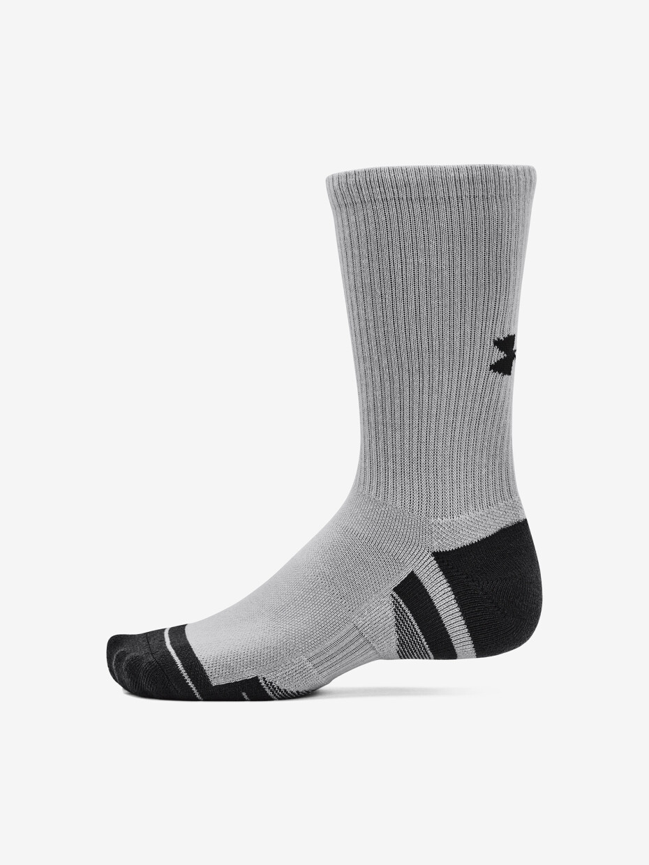 Ponožky Under Armour  Performance Tech 3pk Crew-GRY  XL - main (2)