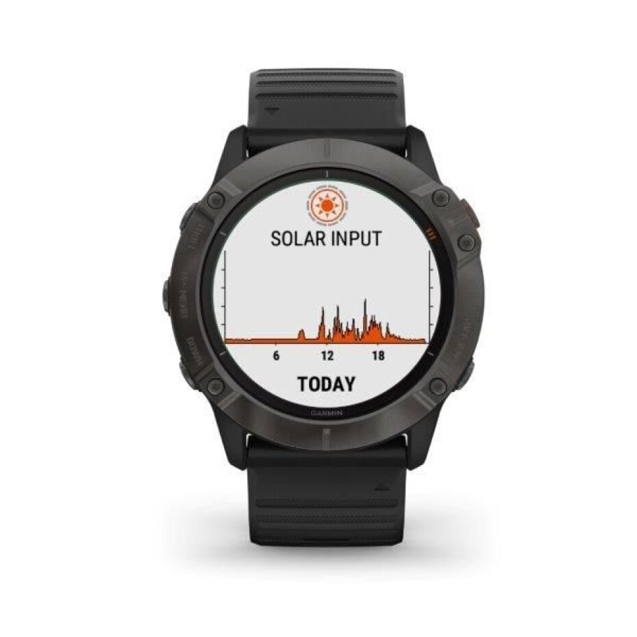 Garmin fenix6X PRO Solar, TitaniumGrayDLC/Black Band (MAP/Music) 010-02157-21 - main (29)