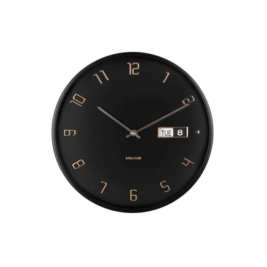Karlsson 5953BK designové nástěnné hodiny 30 cm - main (0)