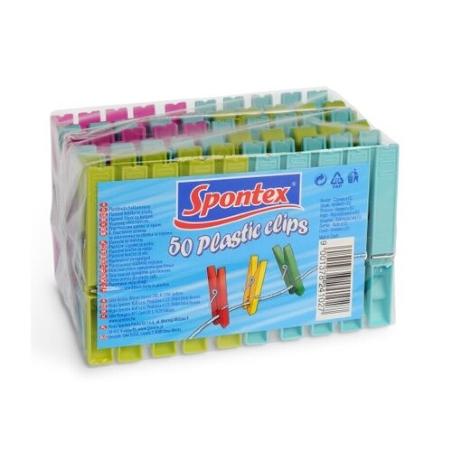 Spontex Kolíčky na prádlo plastové, 50 ks - main (0)