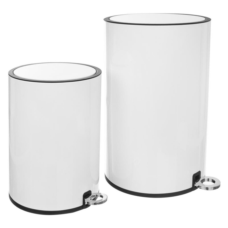 Orion Pedálový odpadkový koš WHITE, 3 l  - main (1)