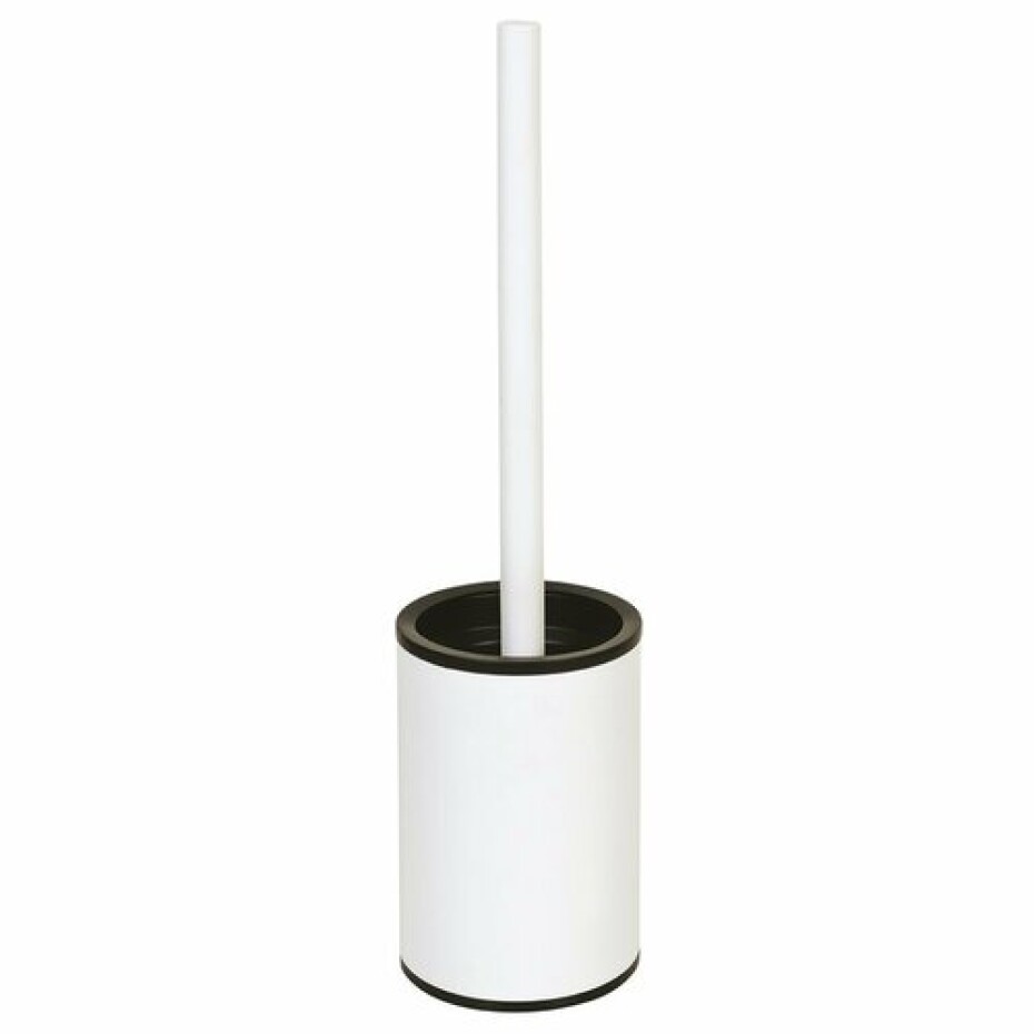 Sapho XR306W X-Round White WC štětka na postavení, bílá - main (0)
