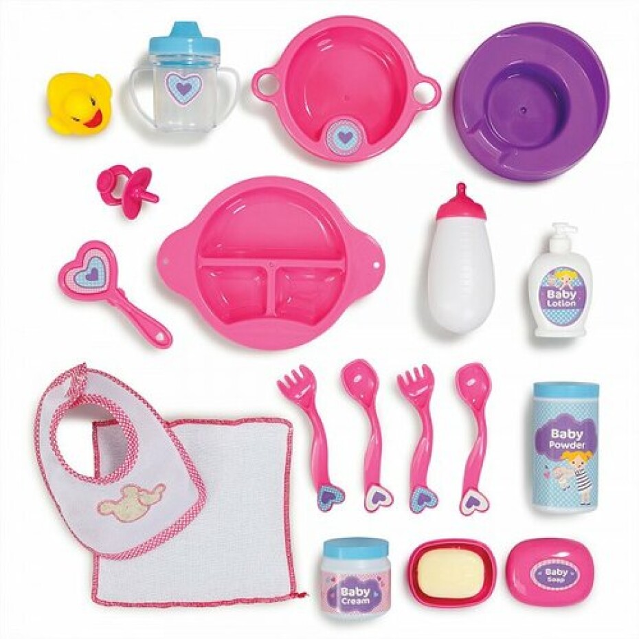  Addo Velká sada pro péči o panenky Be My Baby, 20 ks, 30 x 25 x 6 cm - main (1)