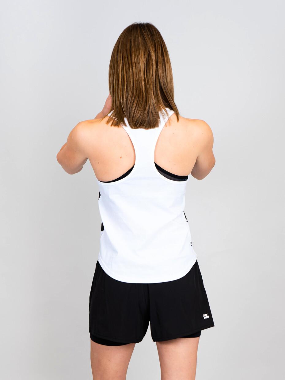 Dámské tílko BIDI BADU  Melbourne Chill Tank White/Black S - main (4)