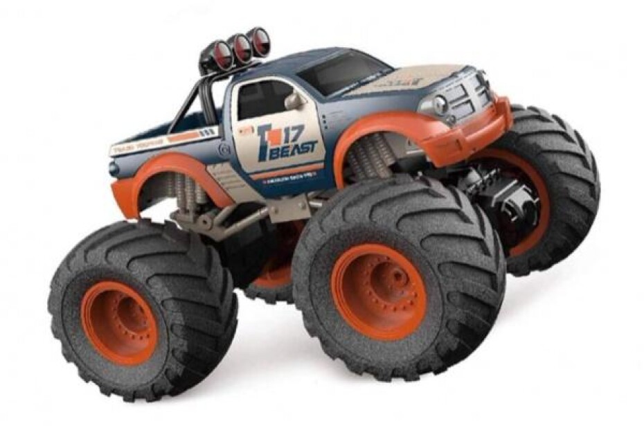 RC Bigfoot 1/18- oranžovomodrý - main (0)