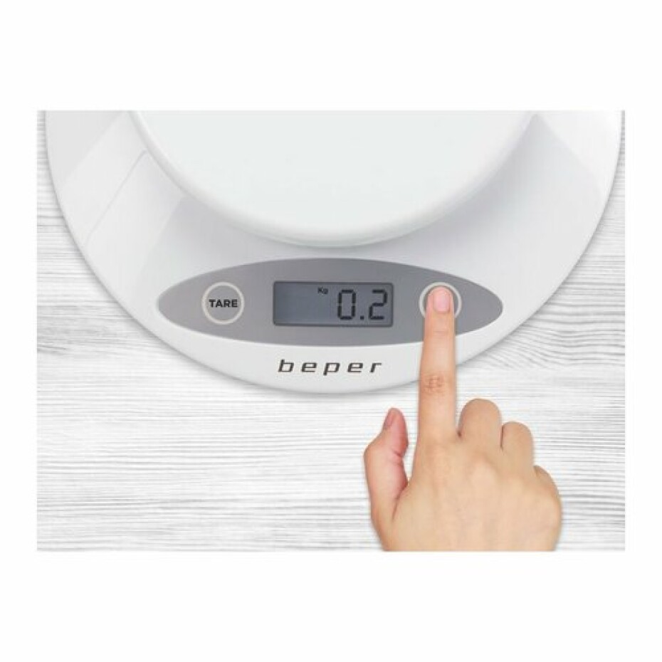 BEPER BP802 kuchyňská digitální váha s miskou, 5kg - main (1)