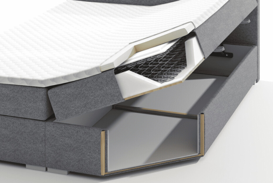 Elvisia Manželská postel SOFIA Boxspring s topperem | 180 x 200 cm - main (3)