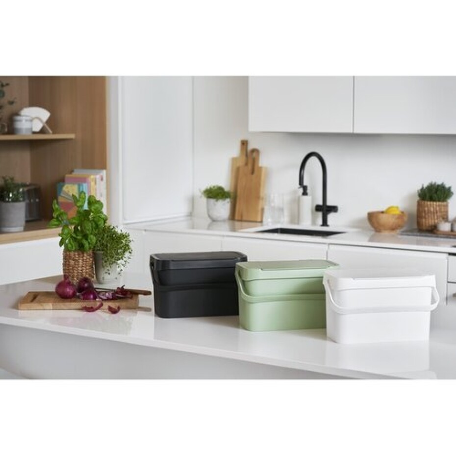 SmartStore Plastový koš na bioodpad Collect, černá, 5 l - main (1)