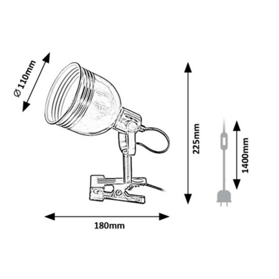 Rabalux RL3093 stolní lampa s klipem - main (2)