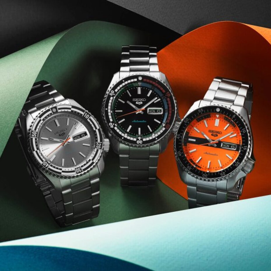 Seiko 5 SKX Sports Style SRPK13K1 55th Anniversary Retro Colour Collection - main (12)