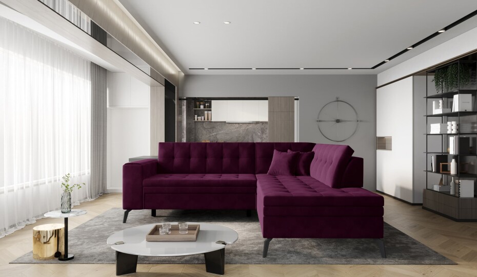 Artelta Rohová sedací souprava LANVIN | pravá Barva Lanvin: Velvet mat 25 - main (0)