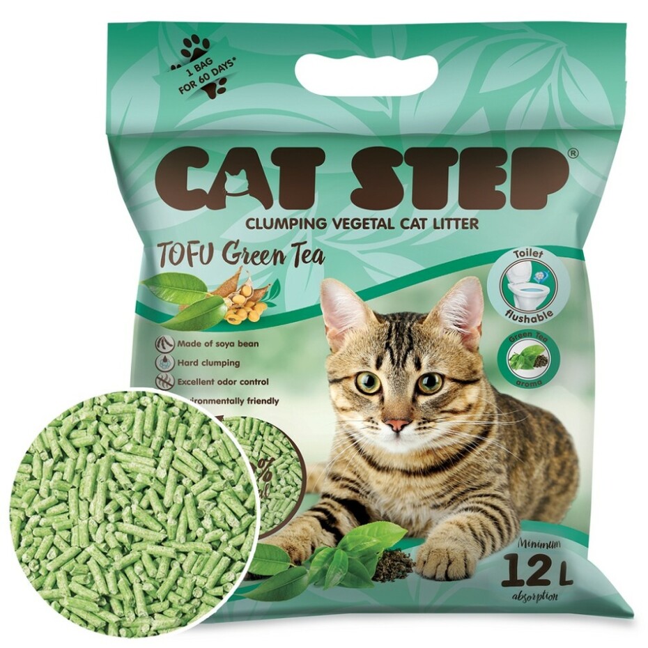 Cat Step Tofu Green Tea 5,4kg 12l /3/96pal - main (0)
