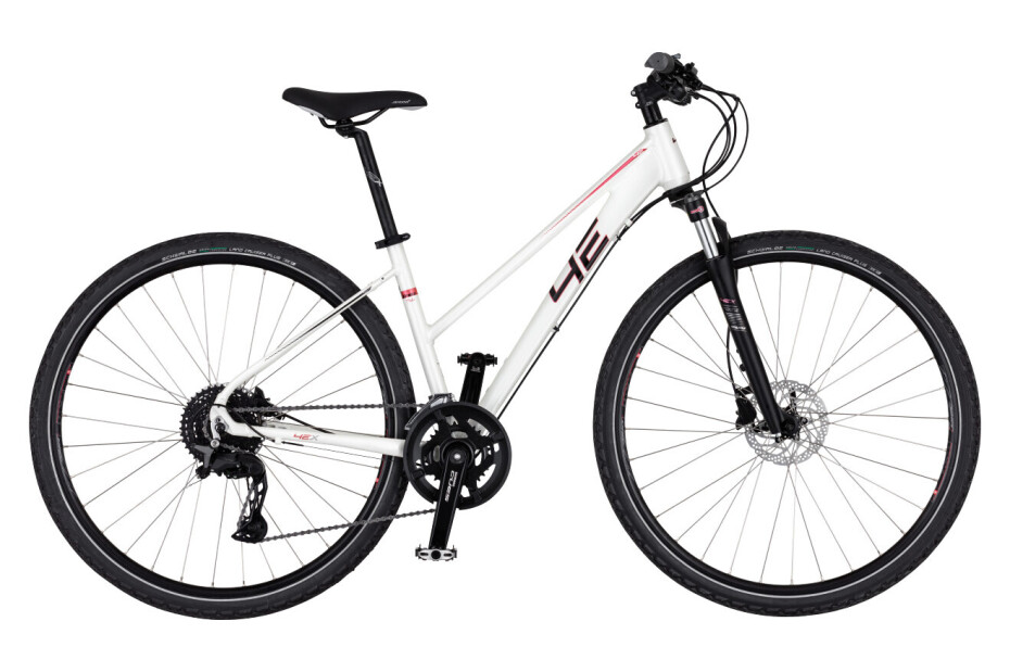 Krosové kolo 4EVER  PULSE DISC white / pink M - main (0)