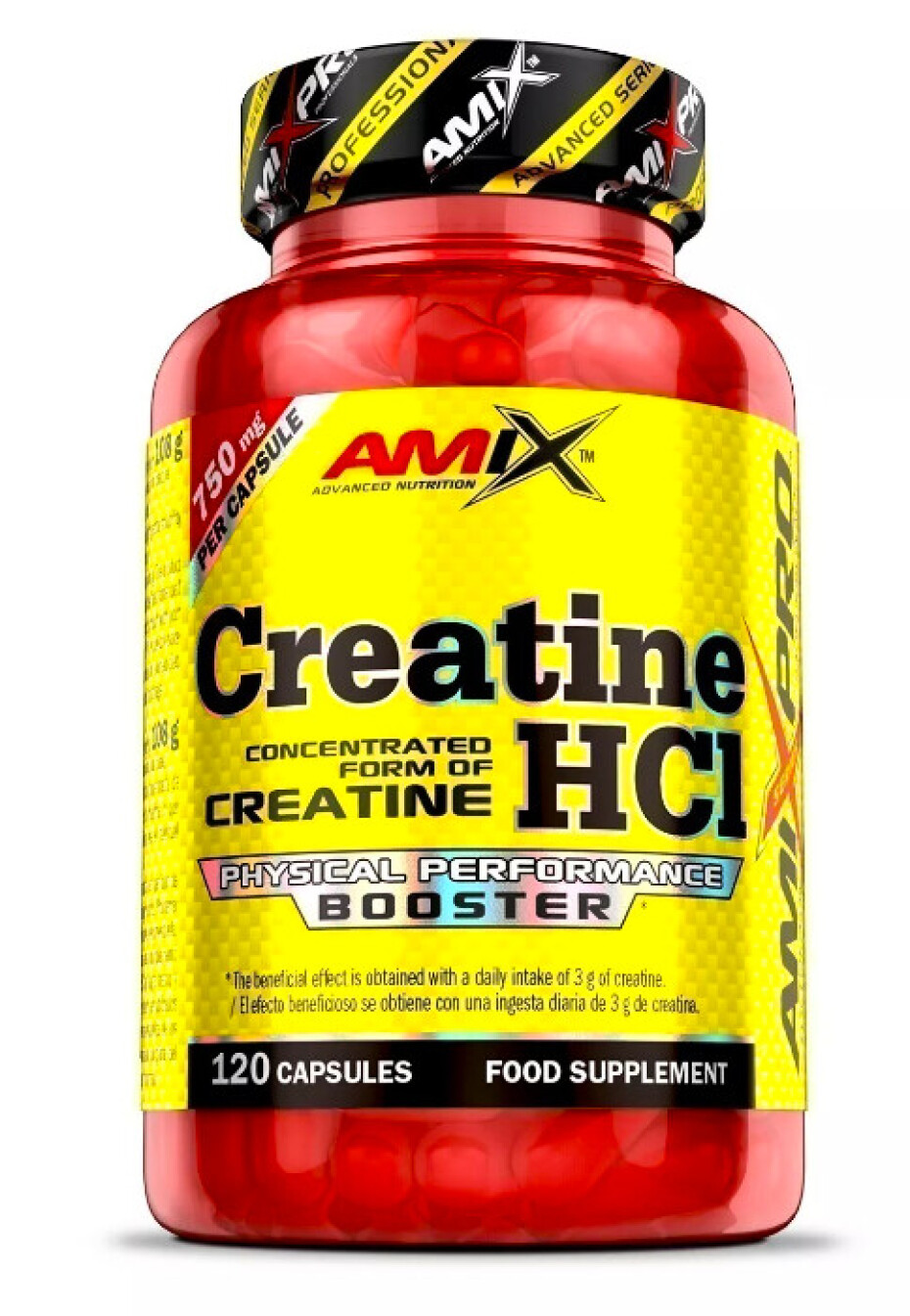 Amix Nutrition Creatine HCL 120 kapslí - main (0)