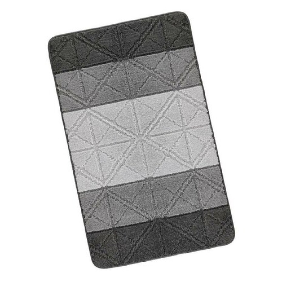 Bellatex Koupelnová předložka Bany Trojúhelník šedá, 60 x 100 cm - main (0)