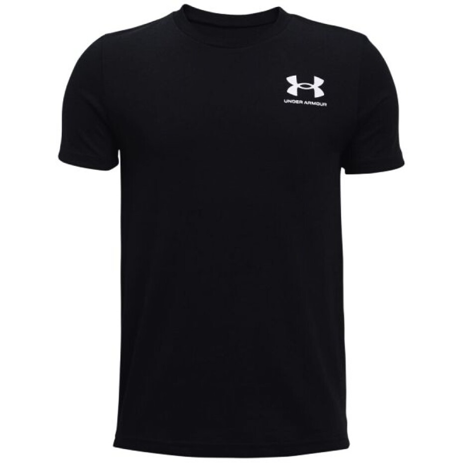Chlapecké tričko Under Armour  Sportstyle Left Chest SS Black S - main (0)