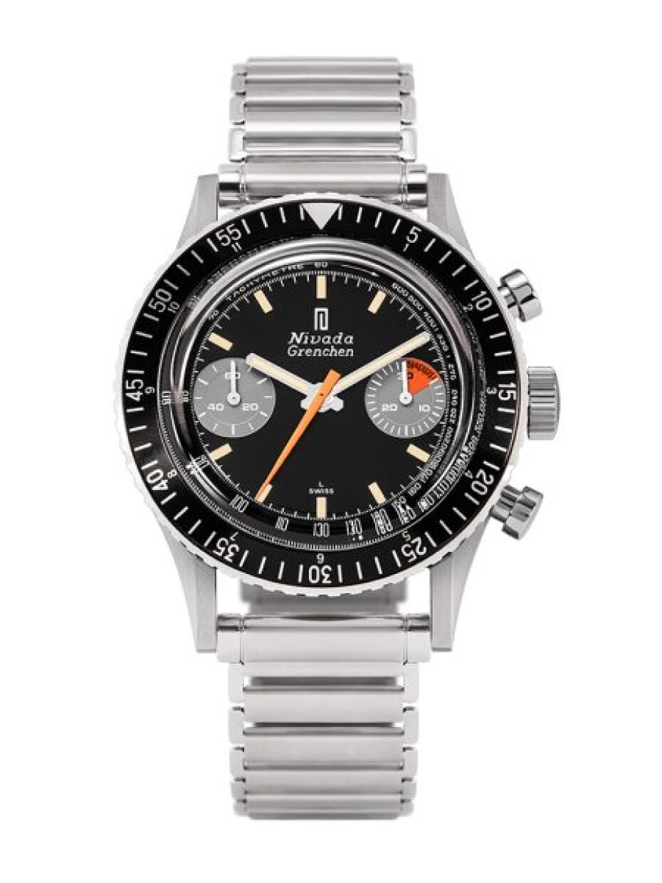 Nivada Grenchen Chronomaster Orange Boy SL Inter. Bezel - Manual - Forstner Beads of Rice - main (6)