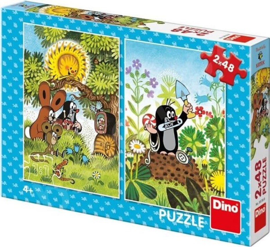 Krtek a kamarádi: puzzle 2x48 dílků - main (0)