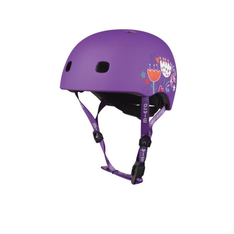 LED Floral purple M (52-56 cm) inline helma - main (0)