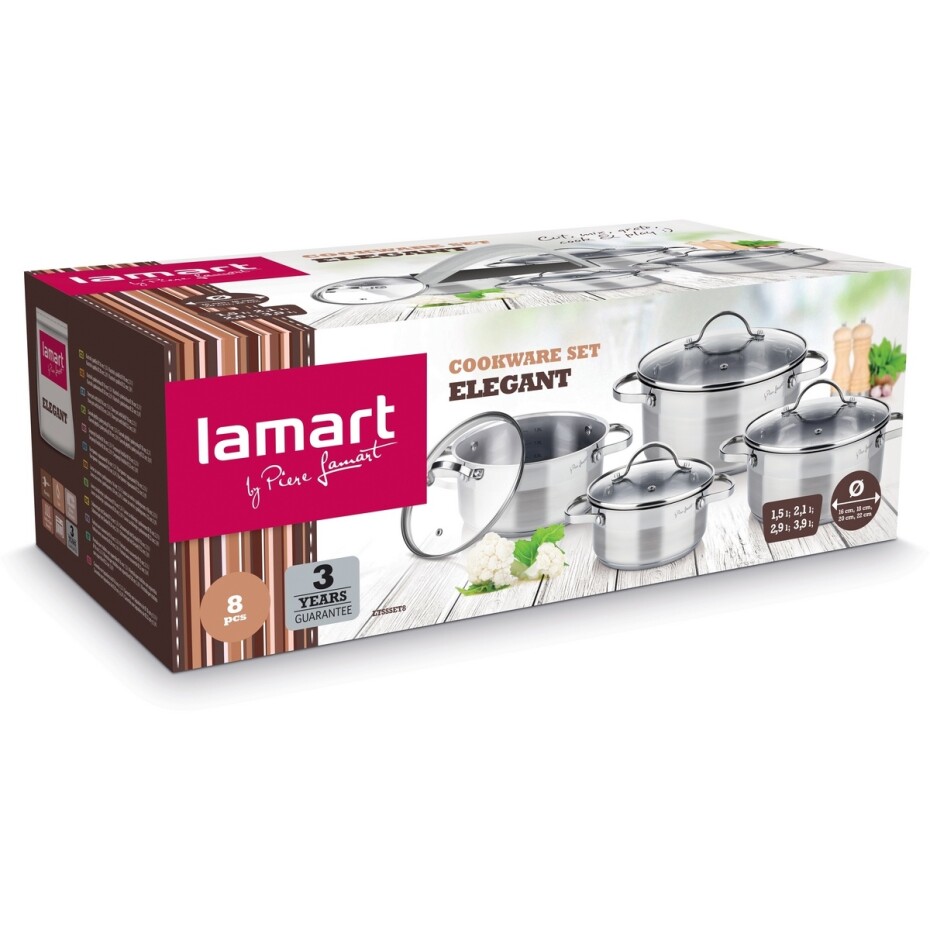 Lamart ELEGANT 8-dílná sada nádobí - main (1)