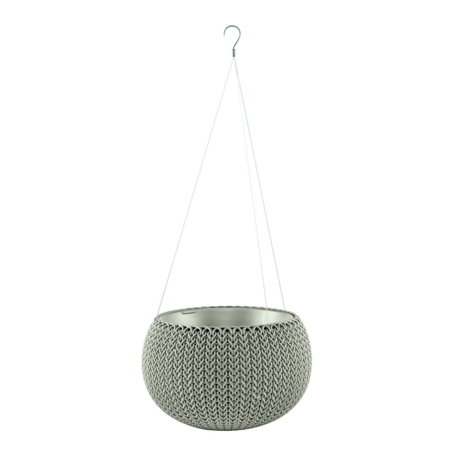 Keter Závěsný květináč Cozies S béžová, 3,2 l, 28 x 18 cm - main (0)
