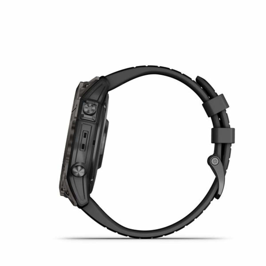 Garmin Fēnix 7X Pro Sapphire Solar Edition Carbon Gray DLC Titanium / Black Band - 010-02778-11 - main (7)