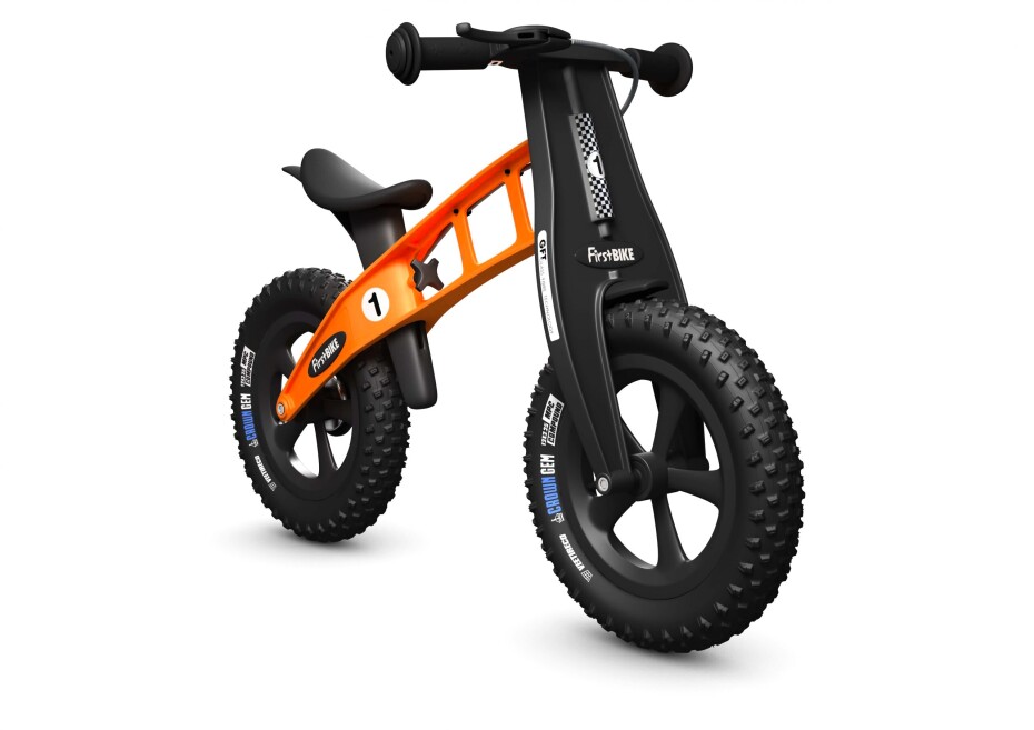 Dětské odrážedlo FirstBike  FAT Edition Orange - main (2)