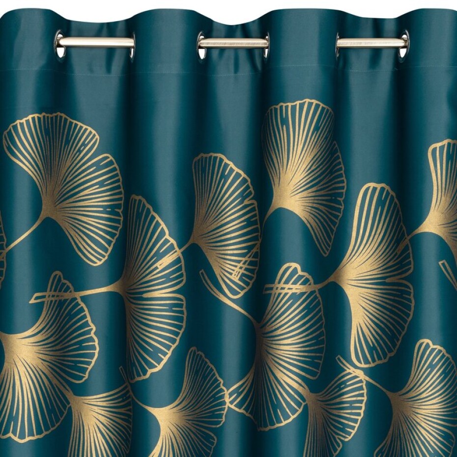 ArtFir Zatemňovací závěs HARMONY K | tmavý tyrkysový 140 x 250 cm - main (4)