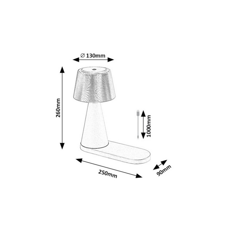 Rabalux 74214 funkční stolní LED lampa Zavier - main (9)