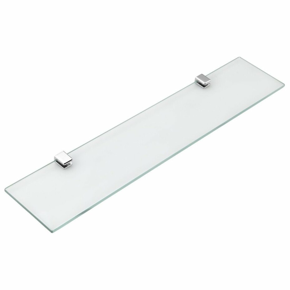 AQUALINE SB115 Samba skleněná police 50 cm, stříbrná - main (0)
