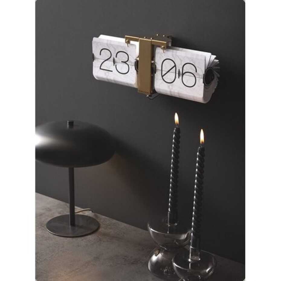 Karlsson KA5956WH designové překlápěcí hodiny 36 cm - main (1)