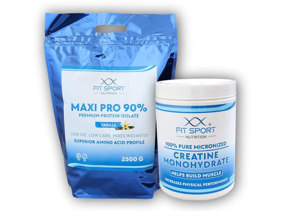 FitSport Nutrition Maxi Pro 90% 2500g + Creatine 550g - main (0)