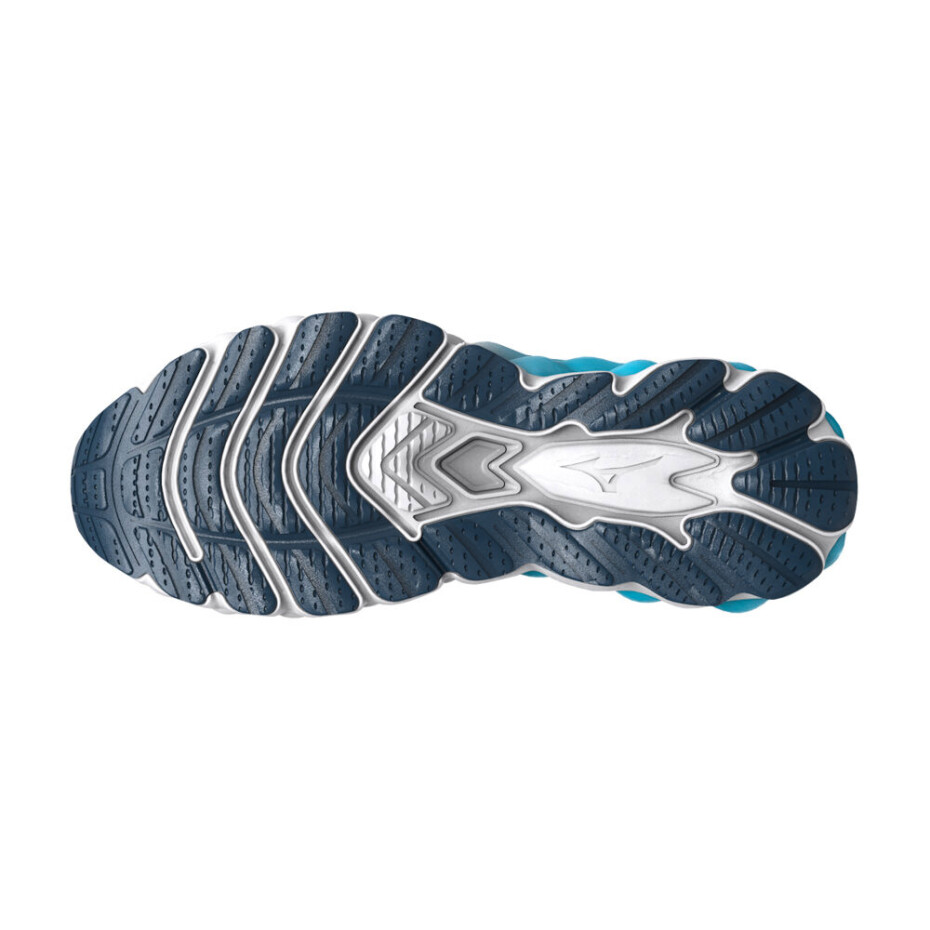Pánská běžecká obuv Mizuno  Wave Sky 8 Blue Wing Teal / Neo Silver / River Blue  UK 8,5 - main (1)