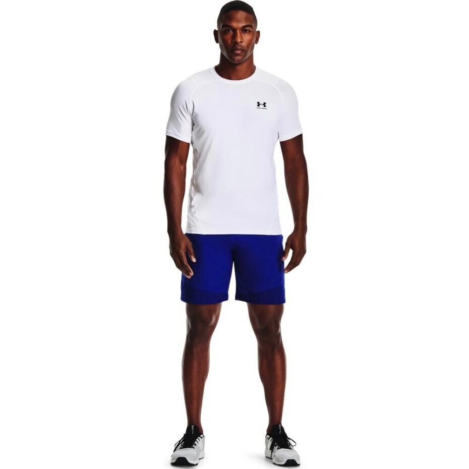 Pánské tričko Under Armour HeatGear Fitted SS White XXL - main (1)