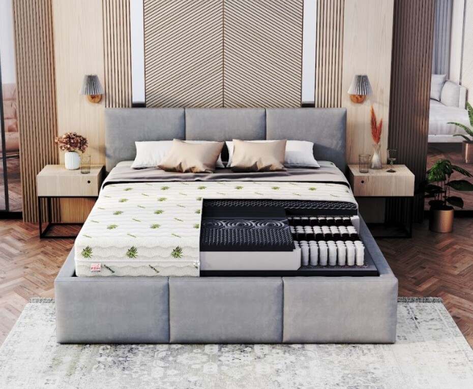 FDM Taštičková matrace NOIR Aloe | 180 x 200 cm - main (4)