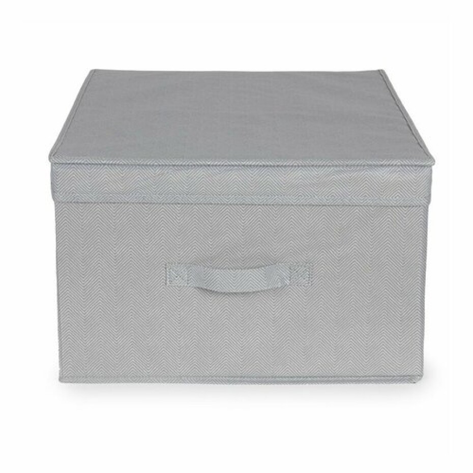 Compactor Skládací úložný kartonový box Wos, 40 x 50 x 25 cm, šedá, L - main (0)