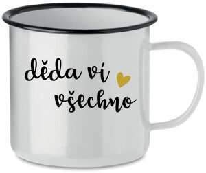 Product detail of DĚDA VÍ VŠECHNO - bílý plecháček 350 ml