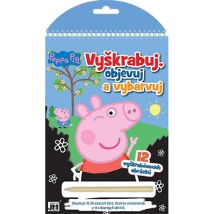 Product detail of Prasátko Peppa - Vyškrabuj, objevuj, vybarvuj
