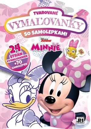 Product detail of Tvarované vymaľovanky so samolepkami Minnie